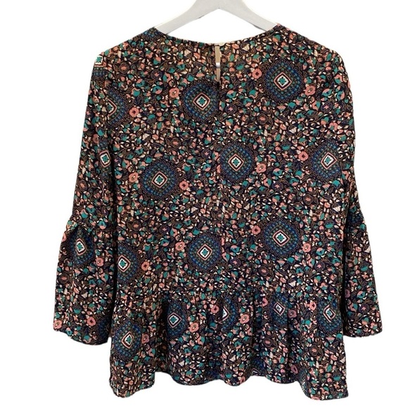 J. Crew boho peplum blouse - Picture 2 of 4